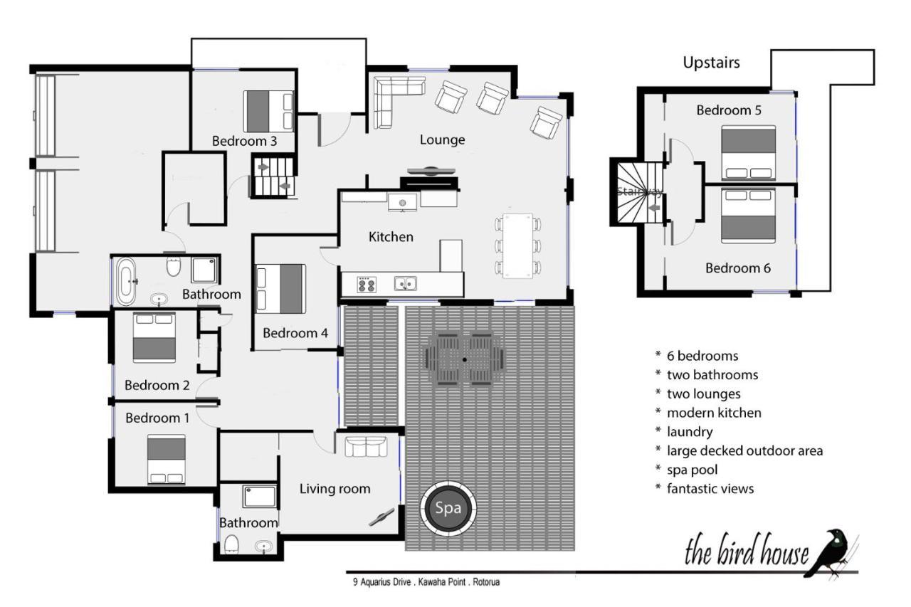 The Bird House - Kawaha Point, Rotorua. Stylish Six Bedroom Home With Space, Views And Relaxed Atmosphere المظهر الخارجي الصورة